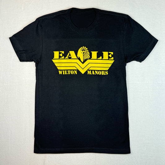 Yellow Logo on Black Tee