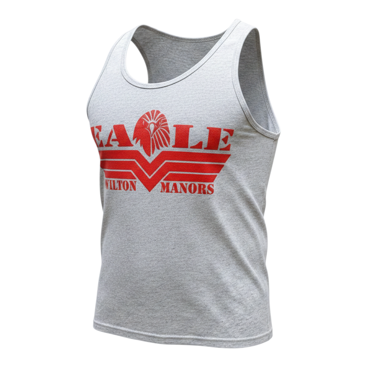 Eagle Tank - Heather Grey with Scarlet Logo
