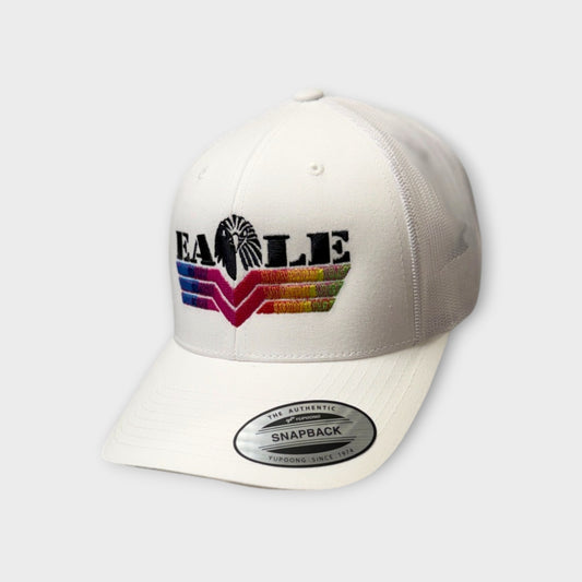 Snapback White Mesh - Pride Logo
