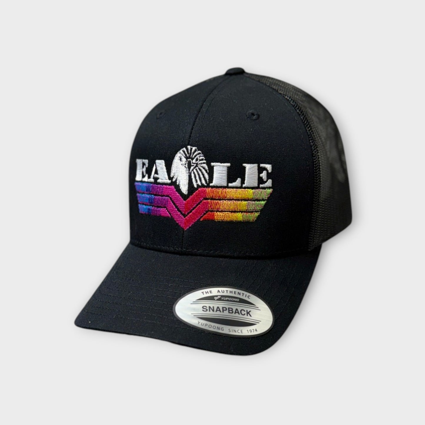 Snapback Black Mesh - Pride Logo