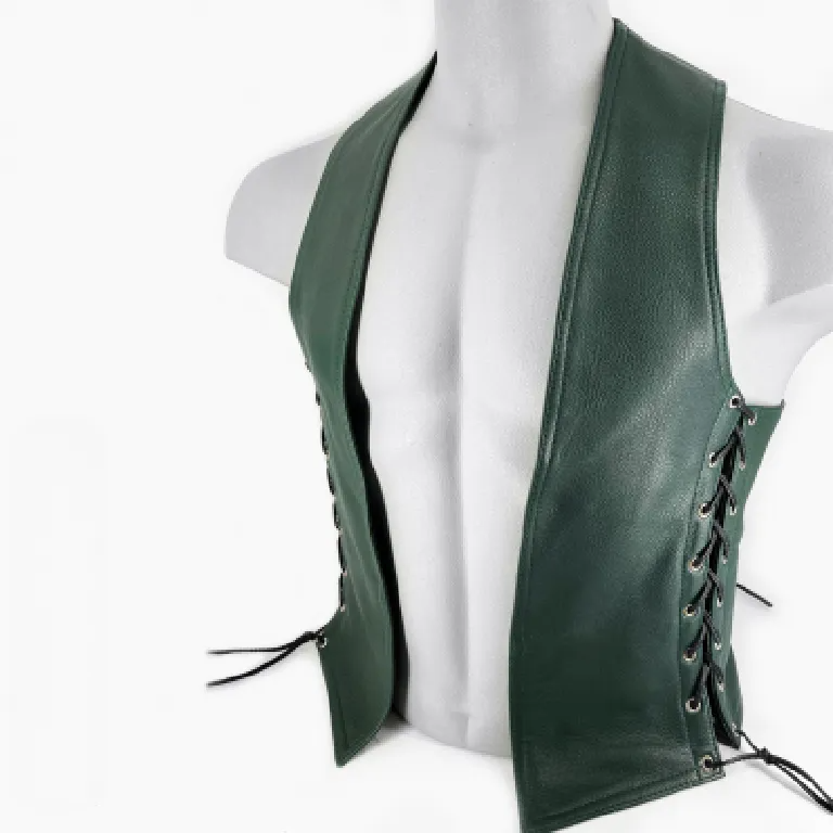Green Laced Bar Vest